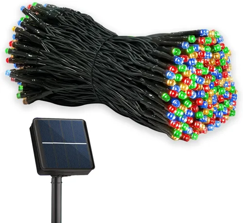 Luces de Cadena Solares Luces de Navidad Solares 200 LED 72 Pies 8 Modos Luces de Cadena para Exteriores Impermeables para Jardín Fiesta Patio Hogar