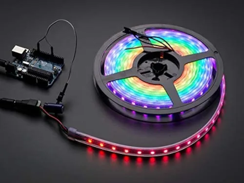 Miniatura 2 de Adafruit NeoPixel - LED Digital RGB, tira impermeable, 60 ledes