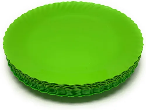 Miniatura 5 de Mintra Home Colección Curly (placa de 11.75 pulgadas, 6 unidades, verde azulado)