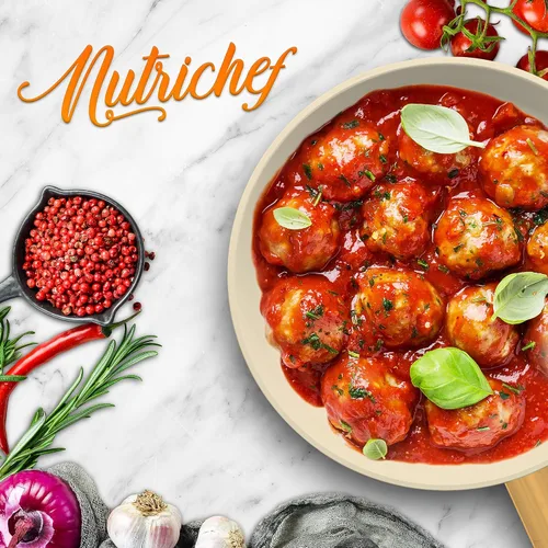Miniatura 8 de NutriChef Sartén con revestimiento de cerámica de 10 pulgadas, sartenes antiadherentes con mango de titanio, sartén de cerámica duradera, fácil