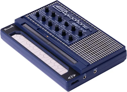 Miniatura 2 de Stylophone GENX-2 Sintetizador Analógico Portátil con Altavoz Incorporado, LFO, Filtro, Retraso Analógico y Salida CV/Gate Teclado Sintetizador