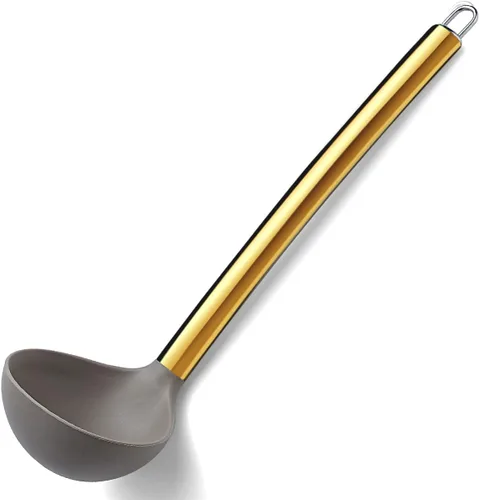 Miniatura 19 de Berglander - Juego de utensilios de cocina dorados, 38 piezas antiadherentes de silicona, espátula con soporte para utensilios de acero inoxidable