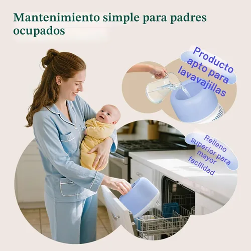 Miniatura 6 de LEVOIT Humidificadores evaporativos para dormitorio de bebé, filtros dobles de aire y agua, sensor separado, sin luz azul para luz nocturna de Blanco