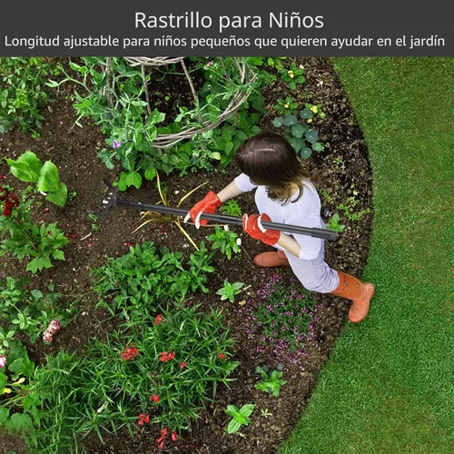 Miniatura 6 de Azada de estribo y cultivador para jardín resistente, azada de deshierbe de acción oscilatoria con aro, herramientas de mano de jardinería