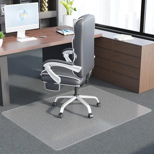 Miniatura 15 de 100pointONE Tapete para silla de oficina para suelos de madera dura, tapete para silla de computadora de fácil deslizamiento, protector de suelo