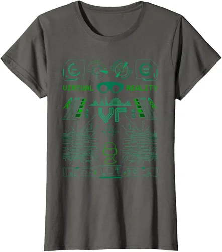 Miniatura 6 de Camiseta de realidad virtual VR Retro Gamers, Negro, S