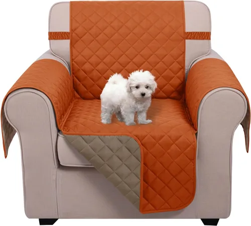 Miniatura 86 de U-NICE HOME Funda de sofá reversible para perros con correas elásticas, resistente al agua, protector de muebles para mascotas, funda de sofá
