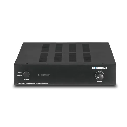 CSA-150 Amplificador Estéreo para Audio Doméstico, Instalación Residencial y Comercial 450W puenteable