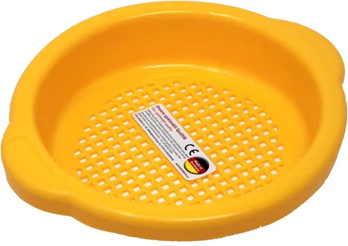 Spielstabil Juguete de playa – Tamiz de arena pequeño, herramientas de caja de arena para niños y juguetes de arena resistentes (un tamiz incluido -