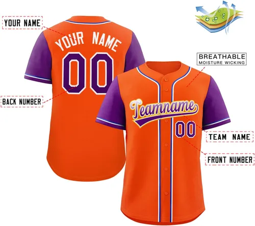 Miniatura 70 de Camisetas de béisbol personalizadas con botones de manga corta, número de nombre cosido personalizado / impreso para adultos y jóvenes
