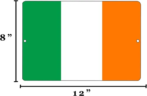 Miniatura 3 de Bandera irlandesa Metal Tin Sign Decoración de pared Hombre Cueva Bar Irlanda