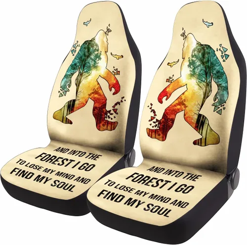 Miniatura 34 de GENANY Horror Nightmare Skellington - 2 fundas de asiento delantero para automóvil, camión, SUV, regalos de Navidad, funda de asiento de cubo