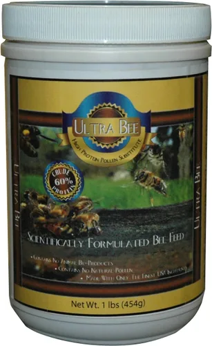 Sustituición de Polen de Abeja Ultra de Mann Lake, Alimento Seco Alto en Proteínas para Colonias de Abejas Saludables para Apoyar el Crecimiento y