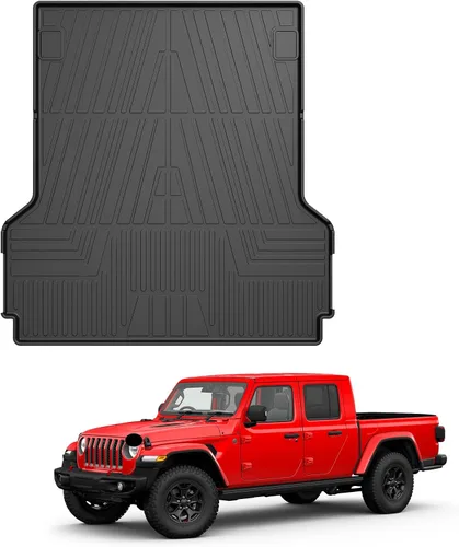 Miniatura 9 de Alfombrilla para maletero para Toyota Tundra SR5 2022-2025, MERXENG Protector de maletero para automóvil Todo-tiempo Alfombrilla protectora