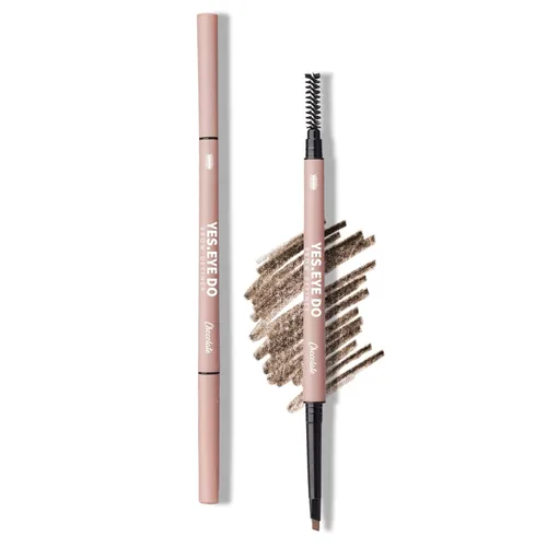 Miniatura 11 de Auburn - Lápiz de cejas con cepillo, lápiz de cejas rojo para mujer, ultra preciso, lápiz de cejas Aubrun impermeable, crea cejas tupidas esponjosas