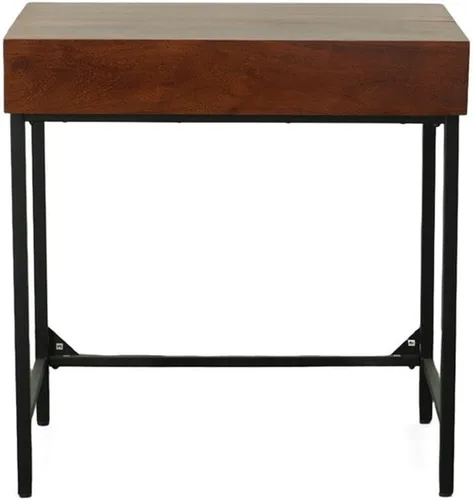 Miniatura 6 de Carolina Classic Raleigh Rustic Top RTA Escritorio de escritura en castaño/negro
