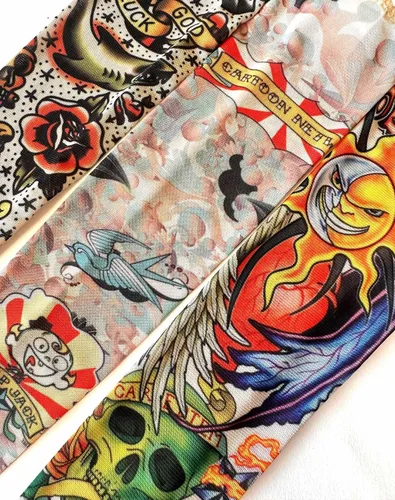 Miniatura 5 de Mangas temporales para tatuajes para niños, 10 fundas de protección solar falsas para niños y niñas
