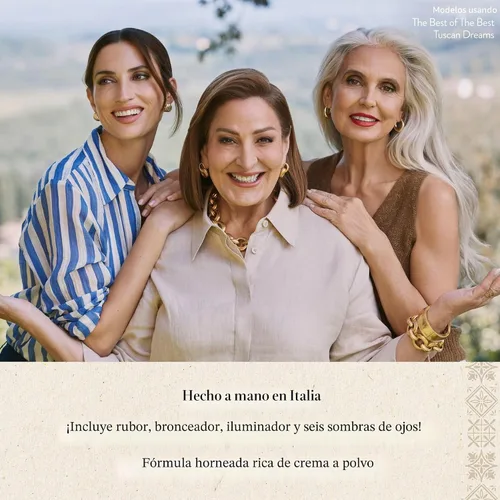 Miniatura 4 de LAURA GELLER NEW YORK Lo mejor de lo mejor paleta horneada - Sueños toscanos - Tamaño completo - Incluye bronceador, rubor, resaltador y 6 sombras