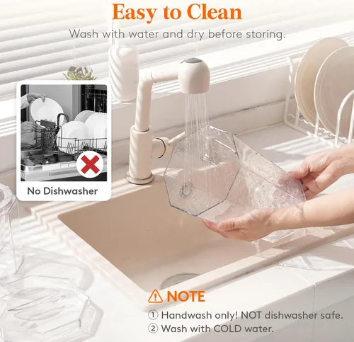 Miniatura 4 de Lifewit Dispensador de bebidas de plástico de 1 galón, recipientes de jugo con tapa para fiesta, dispensador de bebidas de hielo con soporte