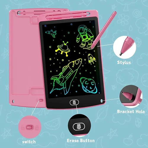 Miniatura 3 de Tableta de escritura LCD para niños, tablero de escritura de dibujo electrónico, tablero de dibujo educativo para niños de 6 años en adelante, niños