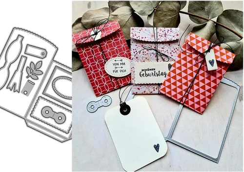 Miniatura 8 de Mvchifay Troqueles de corte de animales y gatos para hacer tarjetas, troquelados de metal, herramienta de álbumes de recortes, plantilla