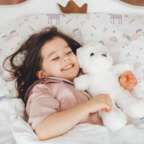 Miniatura 42 de MUSOLEI Sábana bajera ajustable de hongos, ropa de cama de hongos, decoración de hongos para niños, niños; juego de sábanas individuales; 1 sábana