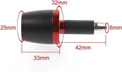 Miniatura 7 de for Ya&maha FZ8 FZ 8 FZ8R FZ8S 2010-2023 2022 2021 2020 Universal Handlebar Grips Bar Ends Cap Counterweight Plugs Slide Handlebars Plugs