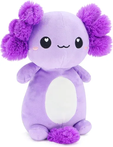 Miniatura 2 de Lindos animales de peluche de ajolote rosa, almohada de peluche suave kawaii, juguete de peluche de ajolote, regalos para decoración de niñas