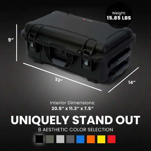 Miniatura 6 de Nanuk 935 - Maletín rígido impermeable con ruedas vacío