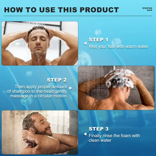 Miniatura 6 de Champú Activador de Raíces para Hombres - Sistema Fortalecedor y Suavizante para Cabello Fino y Canoso - Añade Volumen y Nutre las Mechas - Para