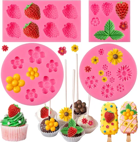 Miniatura 16 de 5 moldes de silicona para números de letras, molde de silicona de hojas de rosa, molde de números del alfabeto para fondant de chocolate, dulces