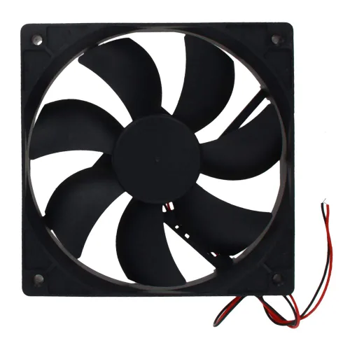 Miniatura 3 de Othmro Radiadores de refrigeración sin escobillas ventilador negro 12V 3.6W 0.3A 4.724 in X 4.724 in X 0.984 in 12025MS 1PCS