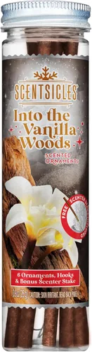 Miniatura 19 de Scentsicles - Varillas aromáticas de adorno de otoño y manzanas, 1 botella (6 varillas en total)