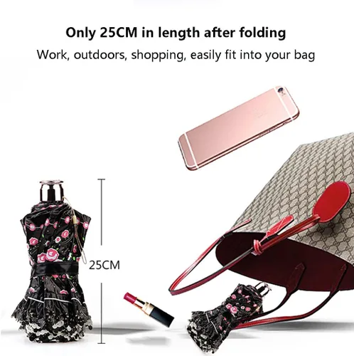 Miniatura 6 de ACGrade Parasol sombrilla de encaje sombrilla de encaje sombrilla de sol sombrilla para caminar paraguas para mujer sombrilla de sol para mujer