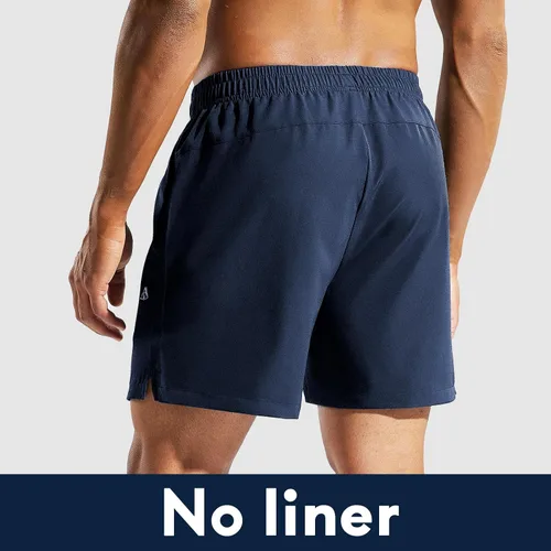 Miniatura 5 de Haimont Pantalones cortos deportivos para hombre de 5 pulgadas para gimnasio, deportes, entrenamiento activo con bolsillos, secado rápido