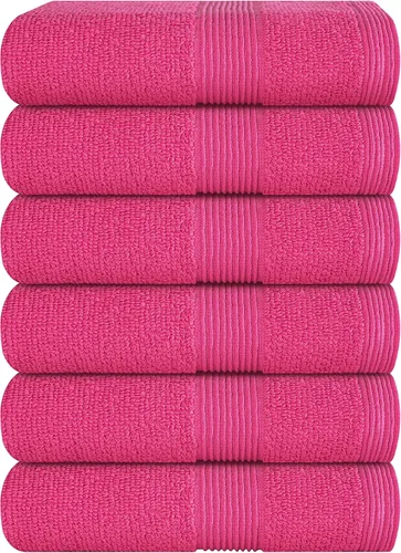 Miniatura 86 de Belizzi Home Toallas de Baño Extragrandes Premium de Algodón Paquete de 2, 35x70 - 100% Algodón Puro - Ideal para Uso Diario - Ultra Suave y Morado