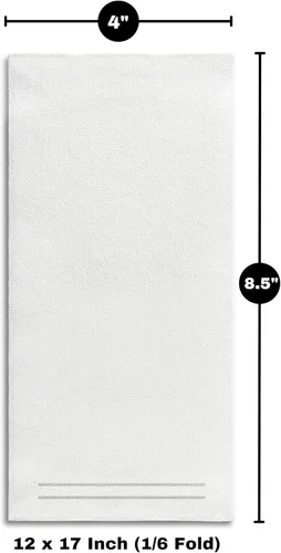Miniatura 3 de Paquete de 100 toallas de mano de papel para invitados con sensación de lino, toallas de papel desechables súper absorbentes para baño, fiesta