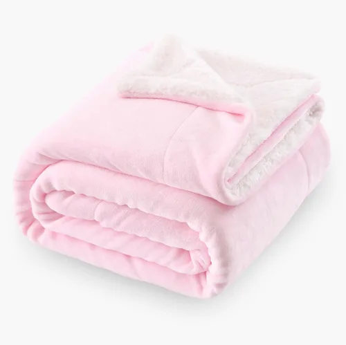 Miniatura 10 de SOCHOW Manta de forro polar Sherpa de doble cara, súper suave, lujosa manta de felpa, tamaño queen, 228.6 x 228.6 cm, gris