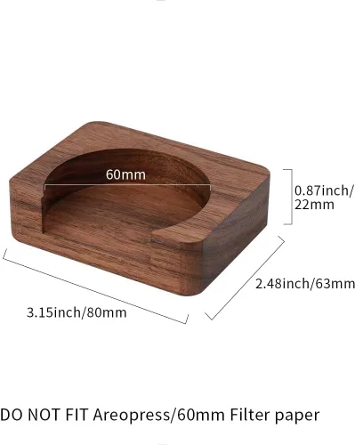 Miniatura 2 de watchget Soporte de filtro de papel espresso, contenedor de almacenamiento de filtro de café, dispensador de filtro de café compatible con filtros