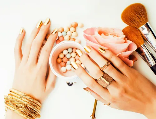Miniatura 5 de Paxcoo 300 hojas de oro para resina, hojuelas metálicas de lámina dorada para la fabricación de joyas de resina, arte de uñas, slime y manualidades