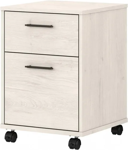 Miniatura 10 de Bush Furniture Key West - Archivador con 2 cajones Organización móvil para oficina en casa Pequeño almacenamiento debajo del escritorio sobre