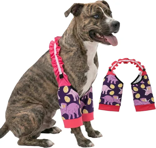 Miniatura 14 de LovinPet Mangas delanteras para perros medianos y grandes, protección de codo elástica en 4 direcciones, recuperación antilamos, prevención de calor