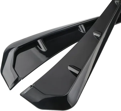 Miniatura 5 de 1 par de rejillas de ventilación laterales universales de ABS para ventilación de automóvil, flujo de aire, calcomanía de admisión para decoración