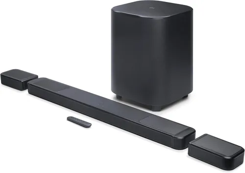 JBL Bar 1300XMK2-11.1.4 Sistema de barra de sonido de canal con altavoces envolventes desmontables y Dolby Atmos® y DTS:X®, potencia de salida