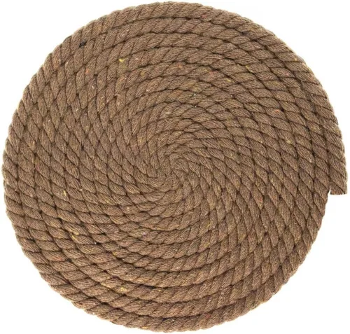 Miniatura 88 de West Coast Paracord - Cuerda de algodón natural trenzada de 3 hebras, 1/4, 1/2, 5/8, 3/4 y 1 pulgada de diámetro, 10, 25, 50, 100 pies Escala
