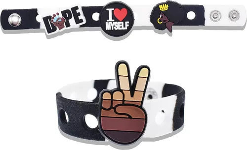 Miniatura 4 de SHINQEAR Black Girl - Dijes para zapatos con letras mágicasrosas para mujer, bonitos dijes unisex para adultos, para ajustar, sandalias, pulseras