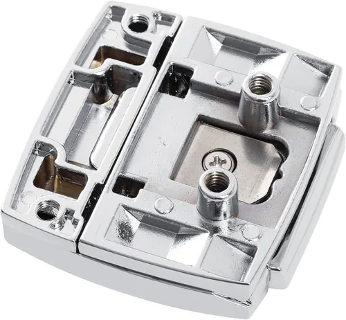 Miniatura 4 de TCMT Paquete de 11 cierres cromados para maletero de maquinilla de afeitar cortada King con llaves para Harley Pack Trunk Electra Glide Road King