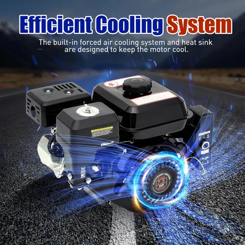 Miniatura 5 de Motor de gas para Honda GX160, motor de gas de 4 tiempos, Go Kart cultivador de jardín cultivador de refrigeración por aire de un solo cilindro OHV