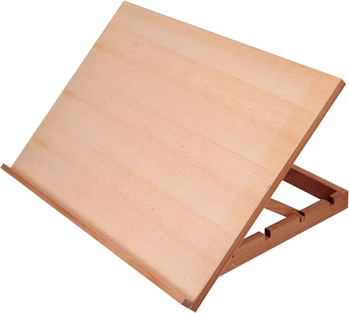 Miniatura 11 de Falling in Art - Caballete de mesa de madera con 5 posiciones, para dibujo y bocetos, 16 1/2 pulgadas por 12 1/8 pulgadas