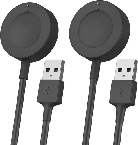Sinoacc Paquete de 2 cargadores para Fossil Gen 6 Gen 5 Gen 5E Gen 4 Smartwatch Cable de carga para Emporio Armani/Skagen falster 2 / Misfit Vapor 2